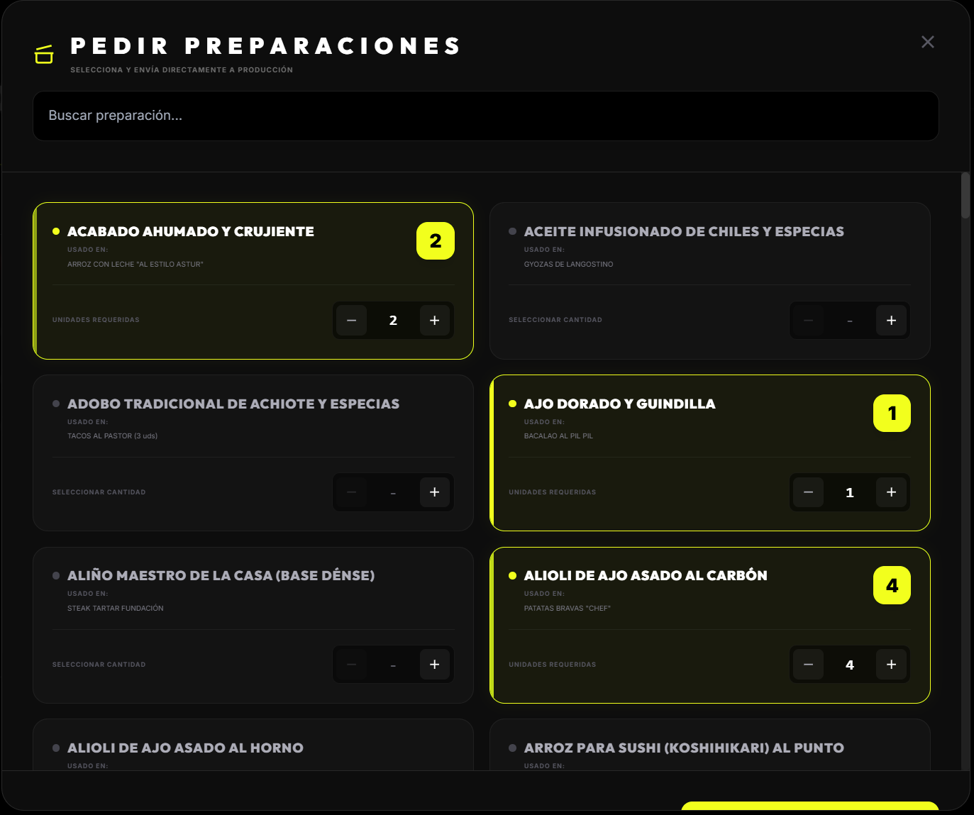 KDS Partida de Frío